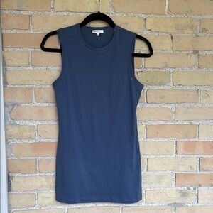 New Vince Sleeveless Blue Top